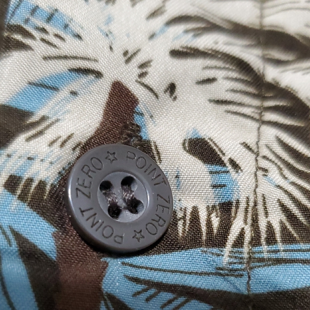 Tropical Palm Print Men's Shirt - Picture 4 of 7